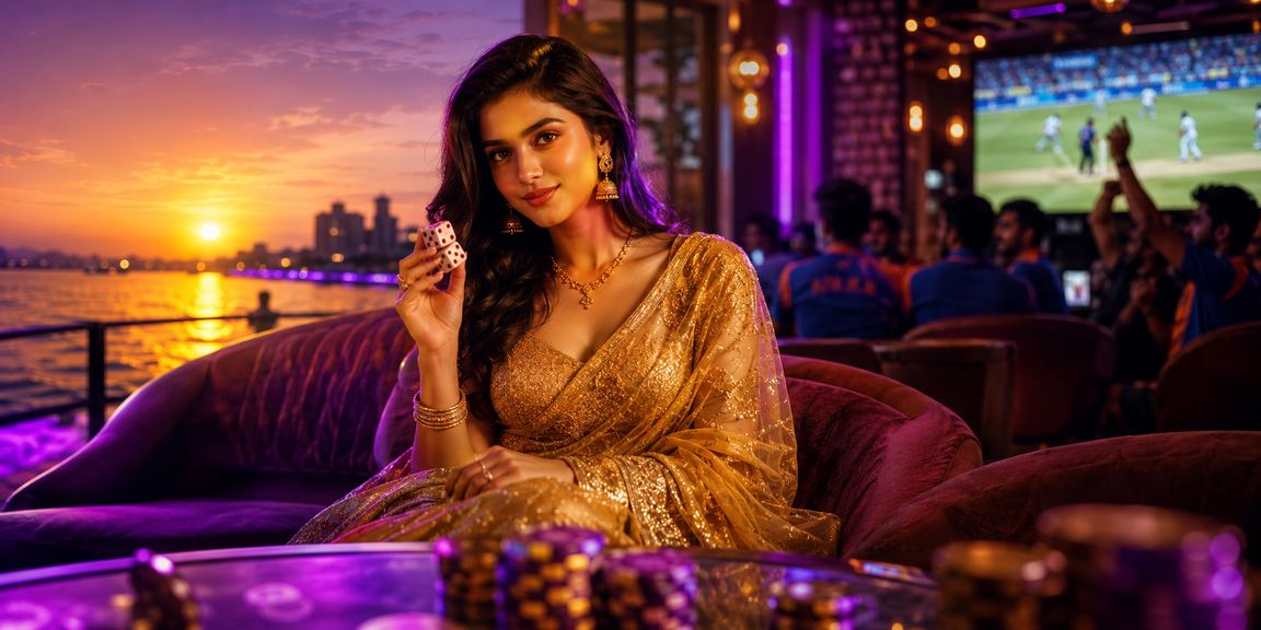 বগুড়ায় শাড়ি পরা একজন নারী ক্রিকেট বেটিং রিভিউ দেখছেন