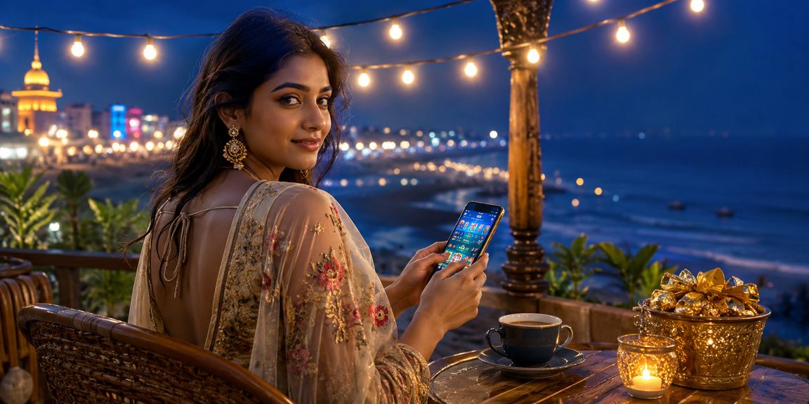 কক্সবাজার সমুদ্র সৈকতে একজন ব্যক্তি 3190 মোবাইল ক্যাসিনো দায়িত্বশীলভাবে ব্যবহার করছেন