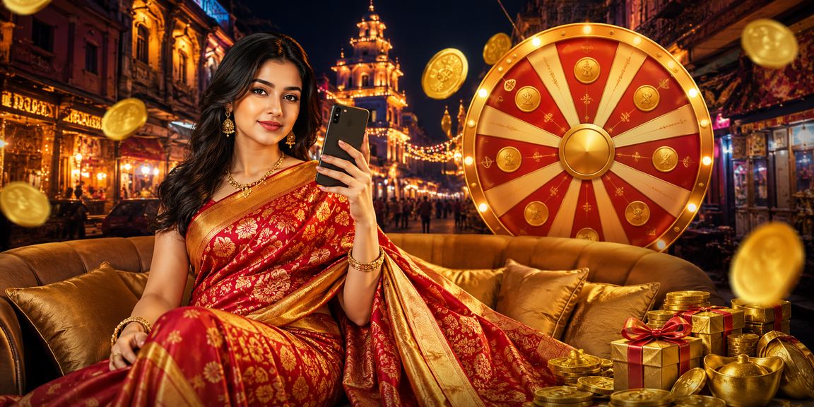 নারায়ণগঞ্জে শাড়ি পরা একজন নারী 3190 রুলেট খেলছেন